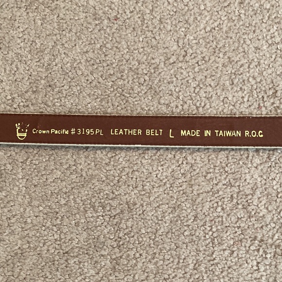 NWOT Leather Belt Large - Picture 4 of 6